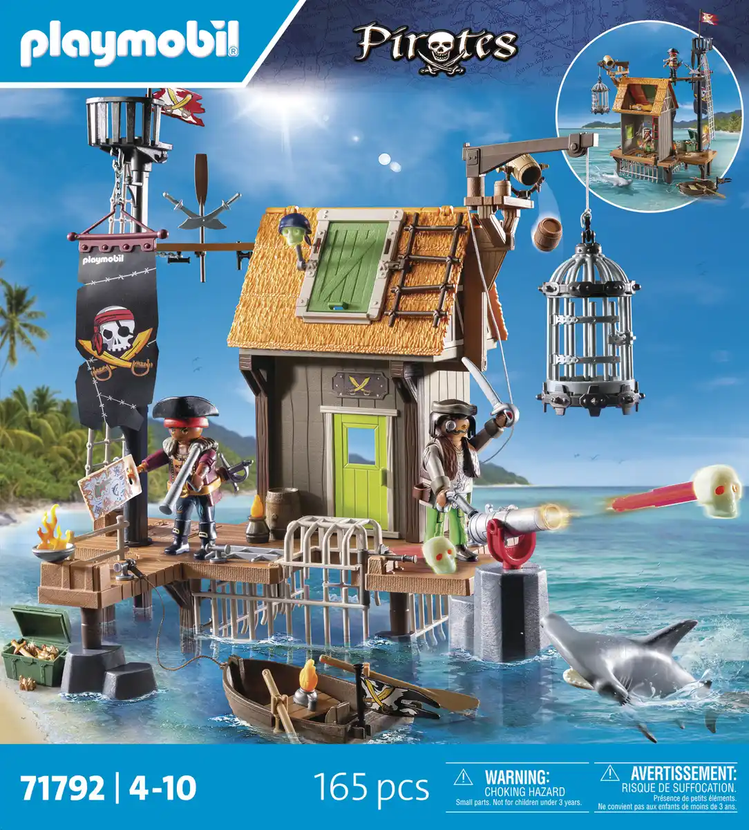Bild 1 von Playmobil 71792 Piratenhafen mit Seeräuber-Gefängnis