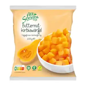 ALL SEASONS Butternutkürbiswürfel 1kg