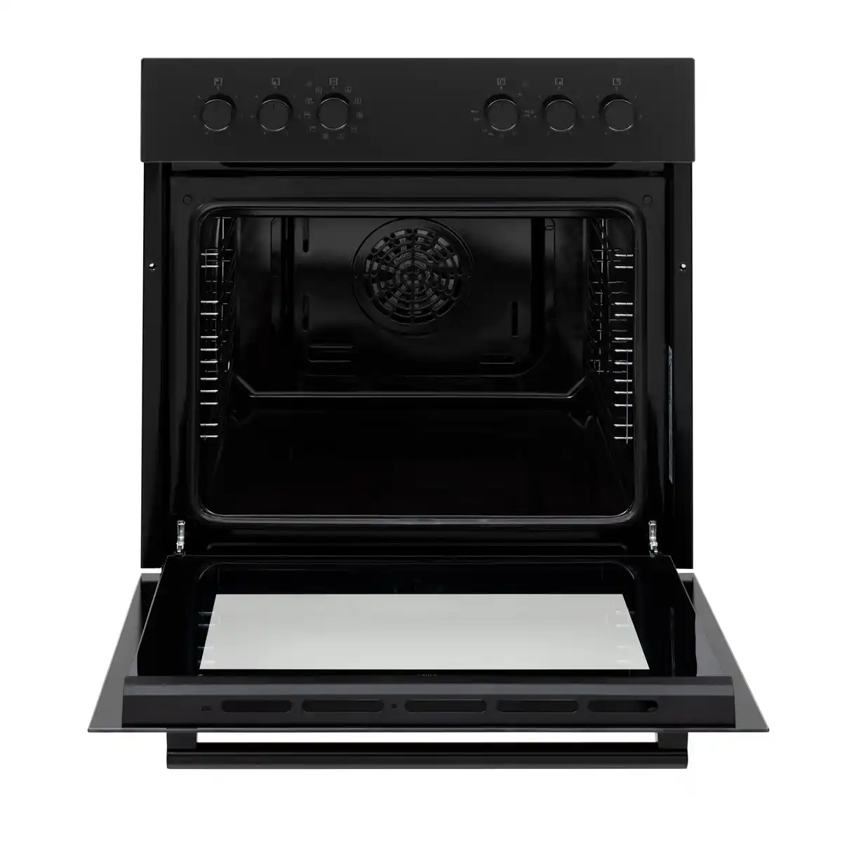Bild 4 von TELEFUNKEN Einbau-Herd-Set »ECH65A-B2«, 65 Liter, Backofen mit Glaskeramik-Kochfeld, 10 Betriebsarten, schwarz
