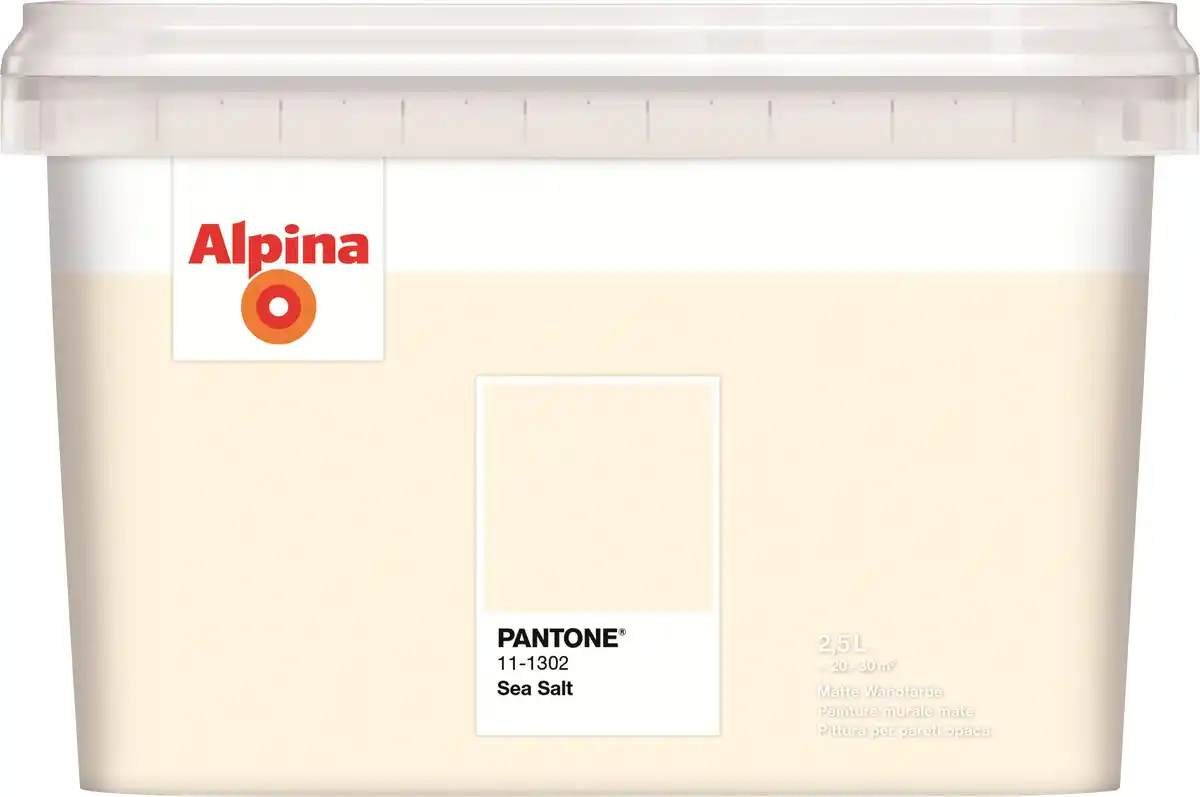 Bild 1 von Alpina Wandfarbe Pantone matt sea salt 2,5 L