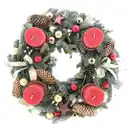 Bild 1 von GARDENLINE Adventskranz 40 cm, rot