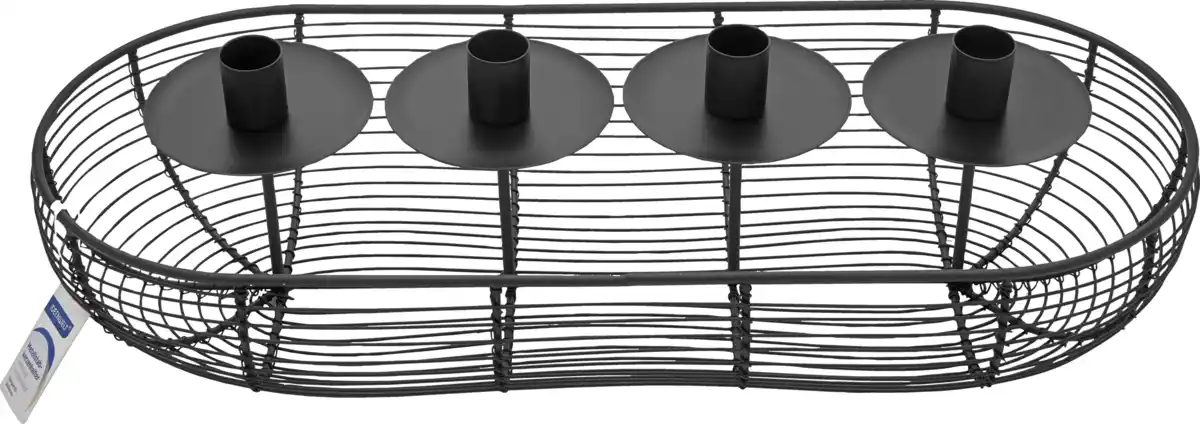 Bild 1 von IDEENWELT Metallkerzenhalter lang