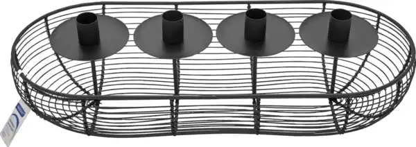 Bild 1 von IDEENWELT Metallkerzenhalter lang