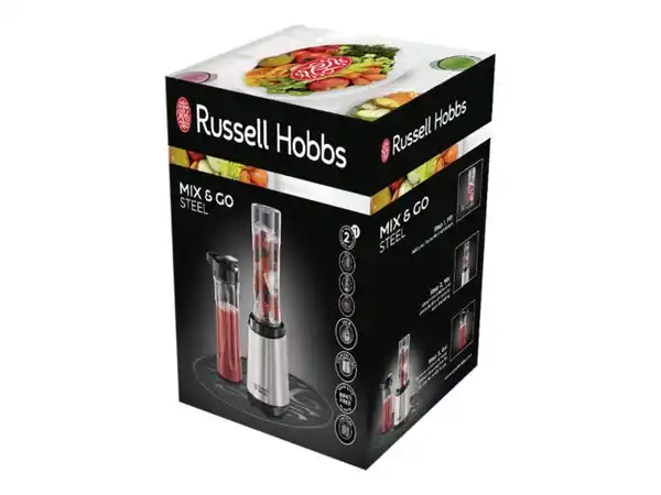 Bild 3 von Russell Hobbs Standmixer Mix'n'Go Steel »23475-56« mit 2 Behältern