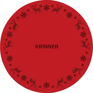 Krinner Weihnachtsbaumunterlage Ø 60 cm rot