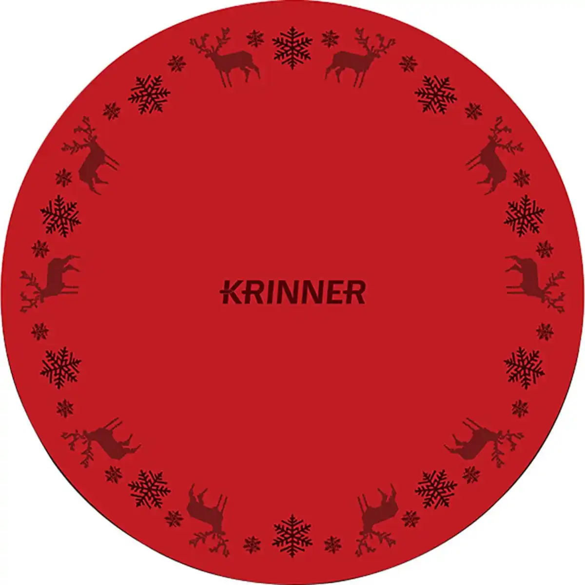 Bild 1 von Krinner Weihnachtsbaumunterlage Ø 60 cm rot