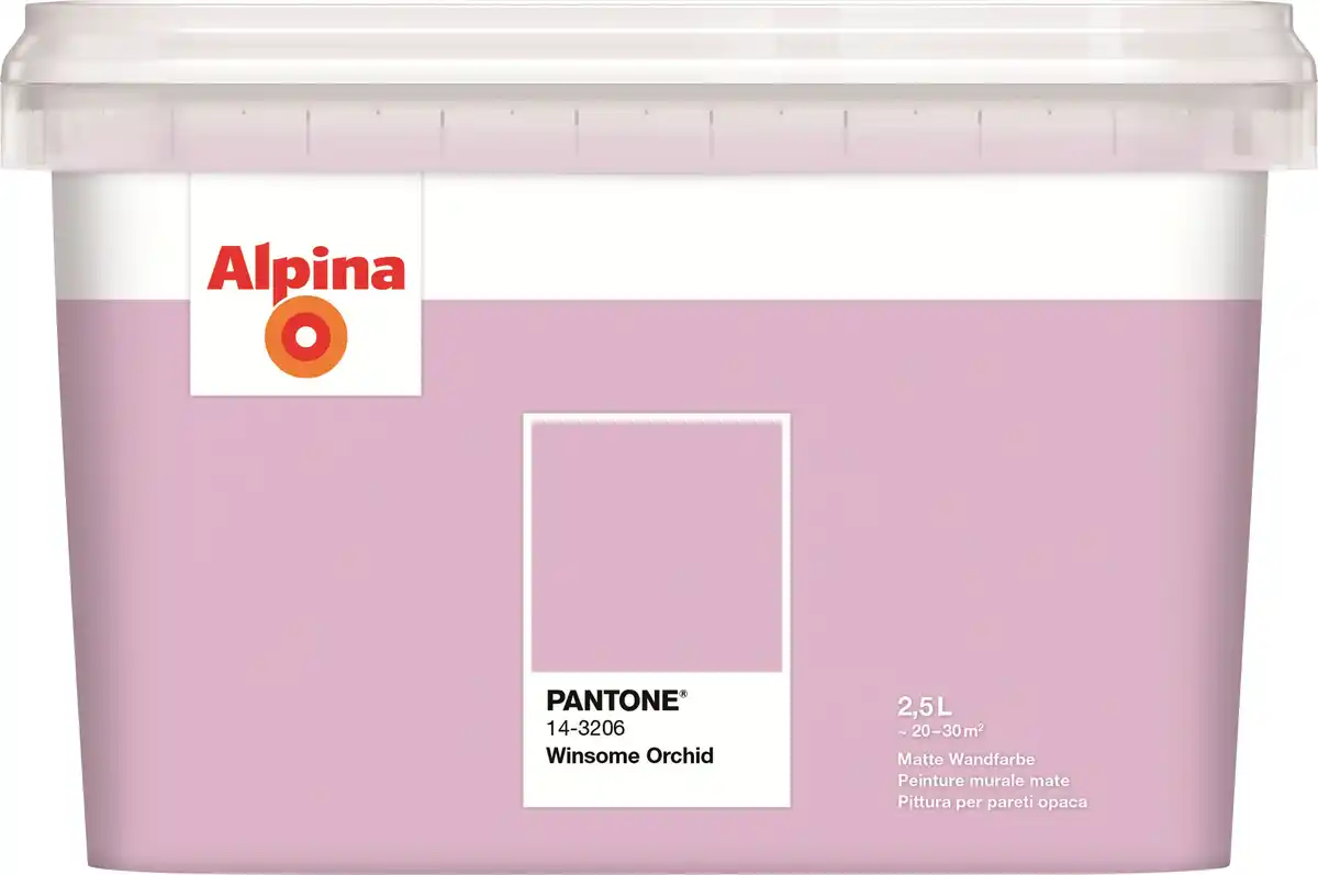 Bild 1 von Alpina Wandfarbe Pantone matt winsome orchid 2,5 L