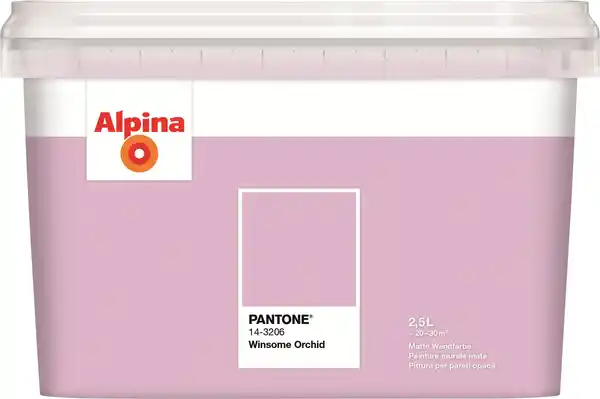 Bild 1 von Alpina Wandfarbe Pantone matt winsome orchid 2,5 L