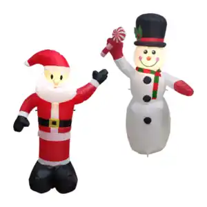 HOME CREATION Aufblasbare LED-Weihnachtsfigur