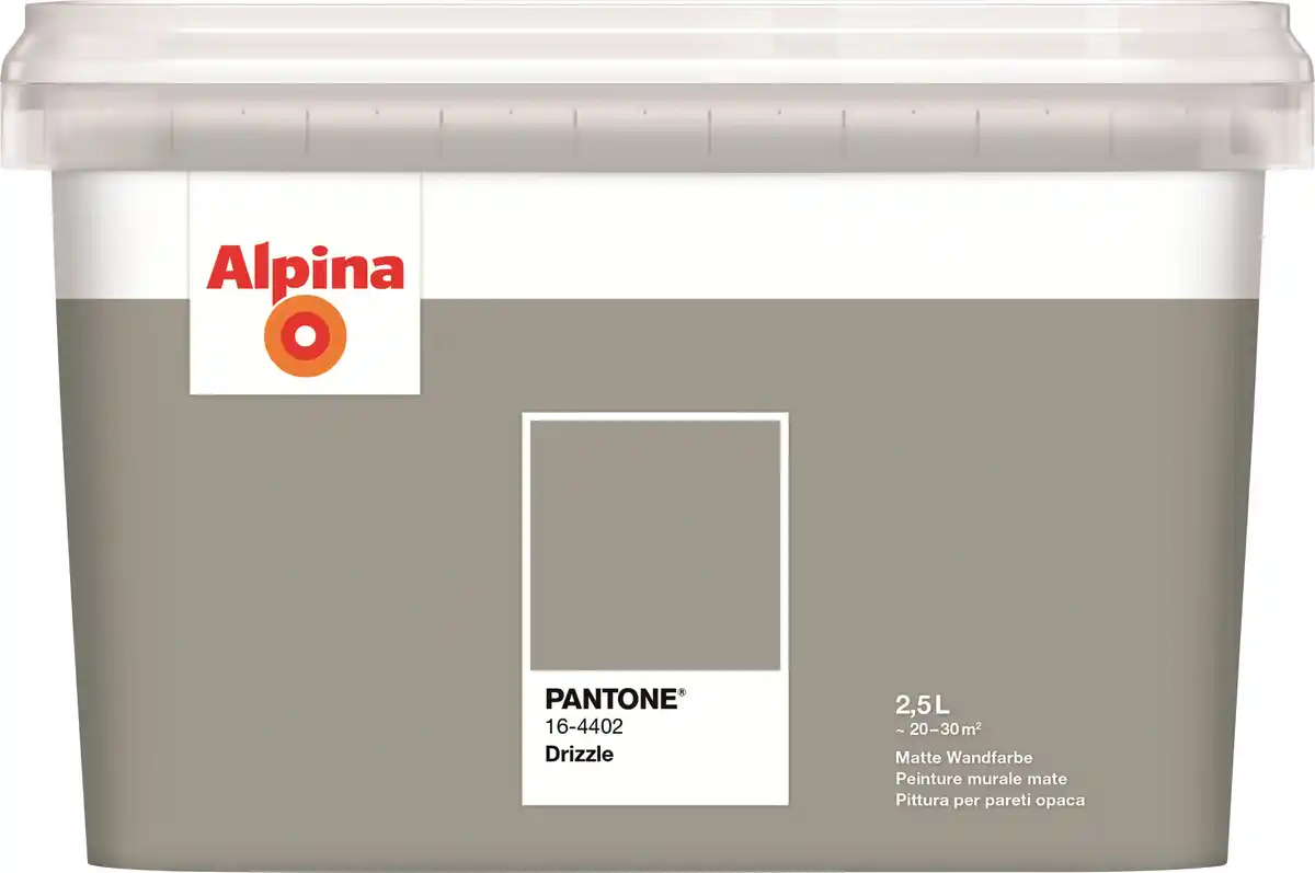 Bild 1 von Alpina Wandfarbe Pantone matt drizzle 2,5 L