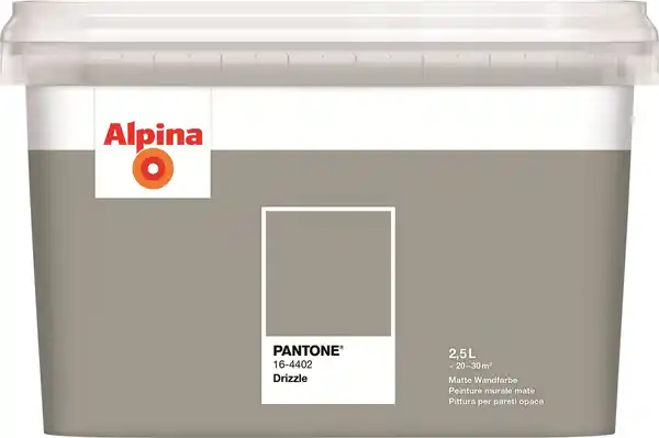 Bild 1 von Alpina Wandfarbe Pantone matt drizzle 2,5 L