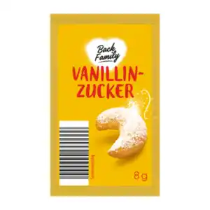 BACK FAMILY Vanillinzucker 8g