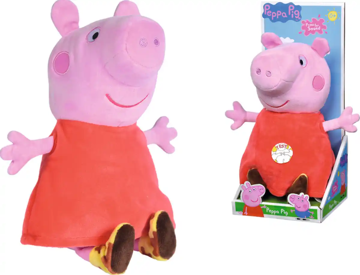 Bild 1 von Simba Peppa Pig Plüsch Peppa mit Sound, 25cm