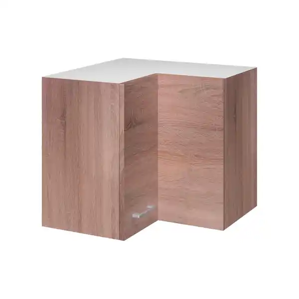 Bild 2 von Flex-Well Eck-Hängeschrank »Samoa«, Sonoma Eiche, weiß/braun, melaminbeschichtete Spanplatte