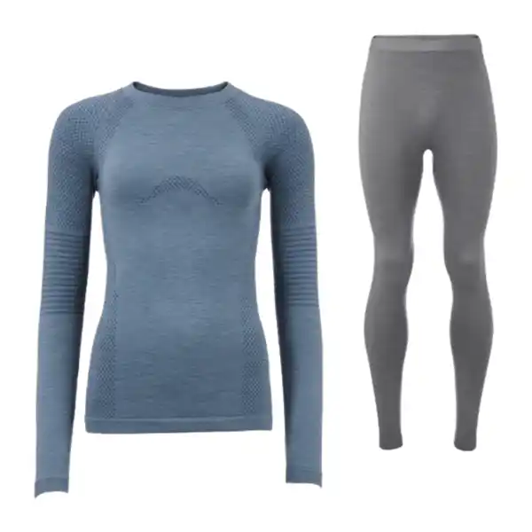 Bild 1 von ADVENTURIDGE Ski-Unterwäsche mit Merinowolle