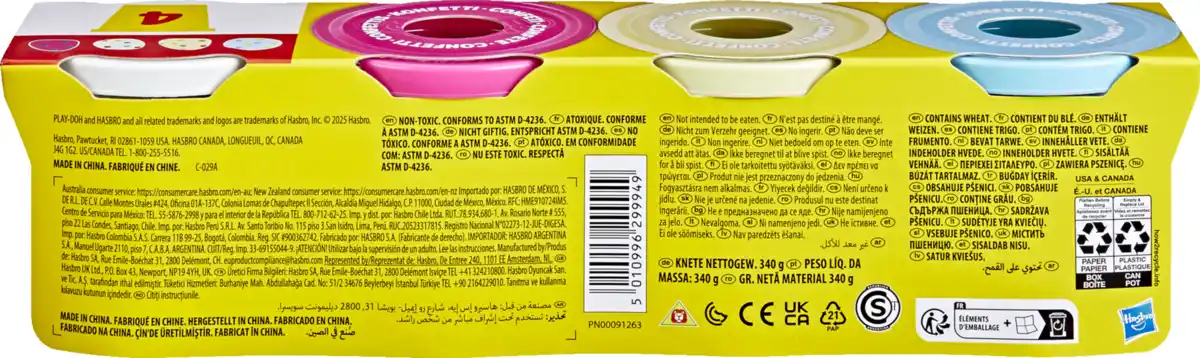 Bild 2 von Play-Doh 4er-Pack Konfettiknete, 340 g