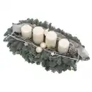 Bild 1 von GARDENLINE Adventsschiffchen groß 40 cm, weiß