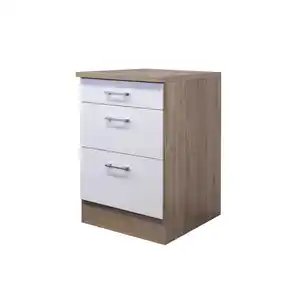 Flex-Well Auszugsunterschrank »Samoa«, Sonoma Eichefarben / weiß