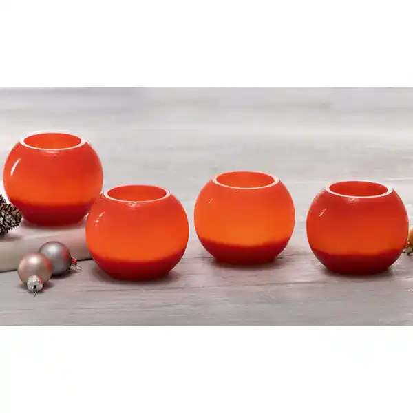 Bild 2 von I-Glow LED-Echtwachs-Adventskerzen 4er-Set