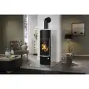 Bild 2 von JUSTUS Kaminofen »Faro Aqua 2.0«, schwarz/grau, Kalkstein, 8,5 kW, wasserführend