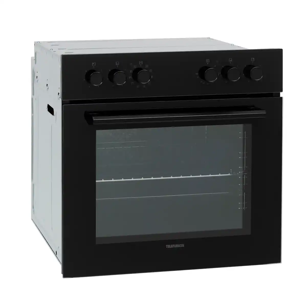 Bild 1 von TELEFUNKEN Einbau-Herd-Set »ECH65A-B2«, 65 Liter, Backofen mit Glaskeramik-Kochfeld, 10 Betriebsarten, schwarz