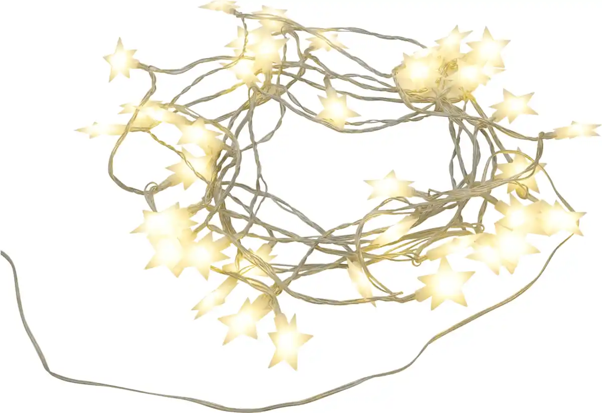 Bild 1 von IDEENWELT LED-Lichterkette Sterne 40 LEDs