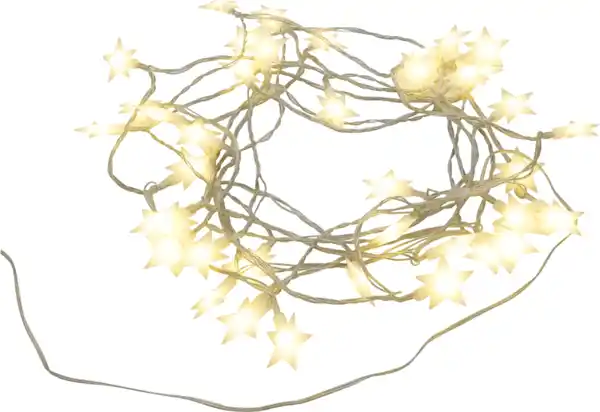 Bild 1 von IDEENWELT LED-Lichterkette Sterne 40 LEDs