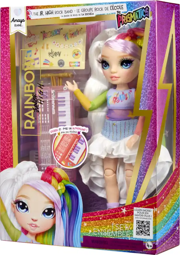 Bild 1 von MGA Rainbow High Jr High Rockband Fashion Puppe Amaya Raine