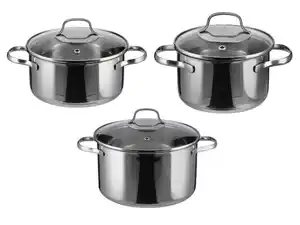 SILVERCREST® Topf-Set, 3 Stück