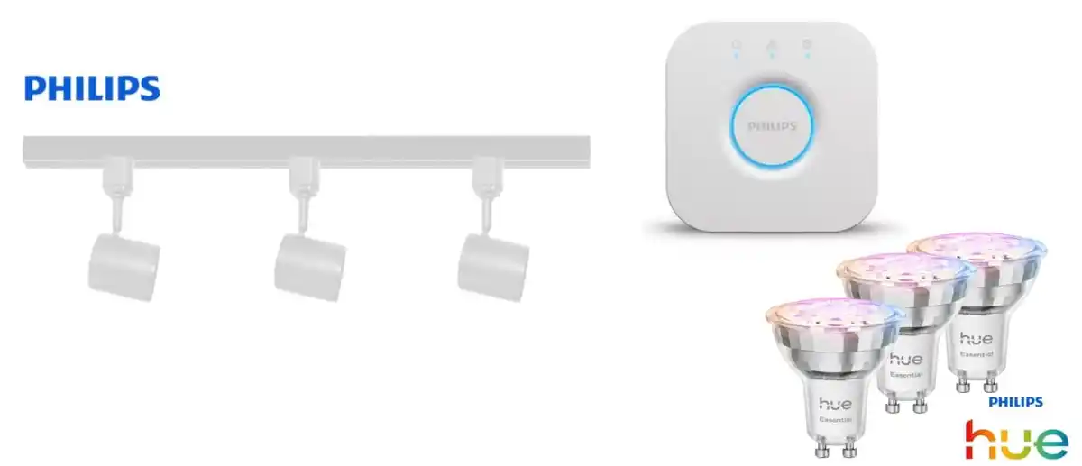 Bild 1 von Philips LED Leuchten 3er Spot Zilo Easy Link + Smart-Home weiß 100 cm warmweiß-kaltweiß RGB