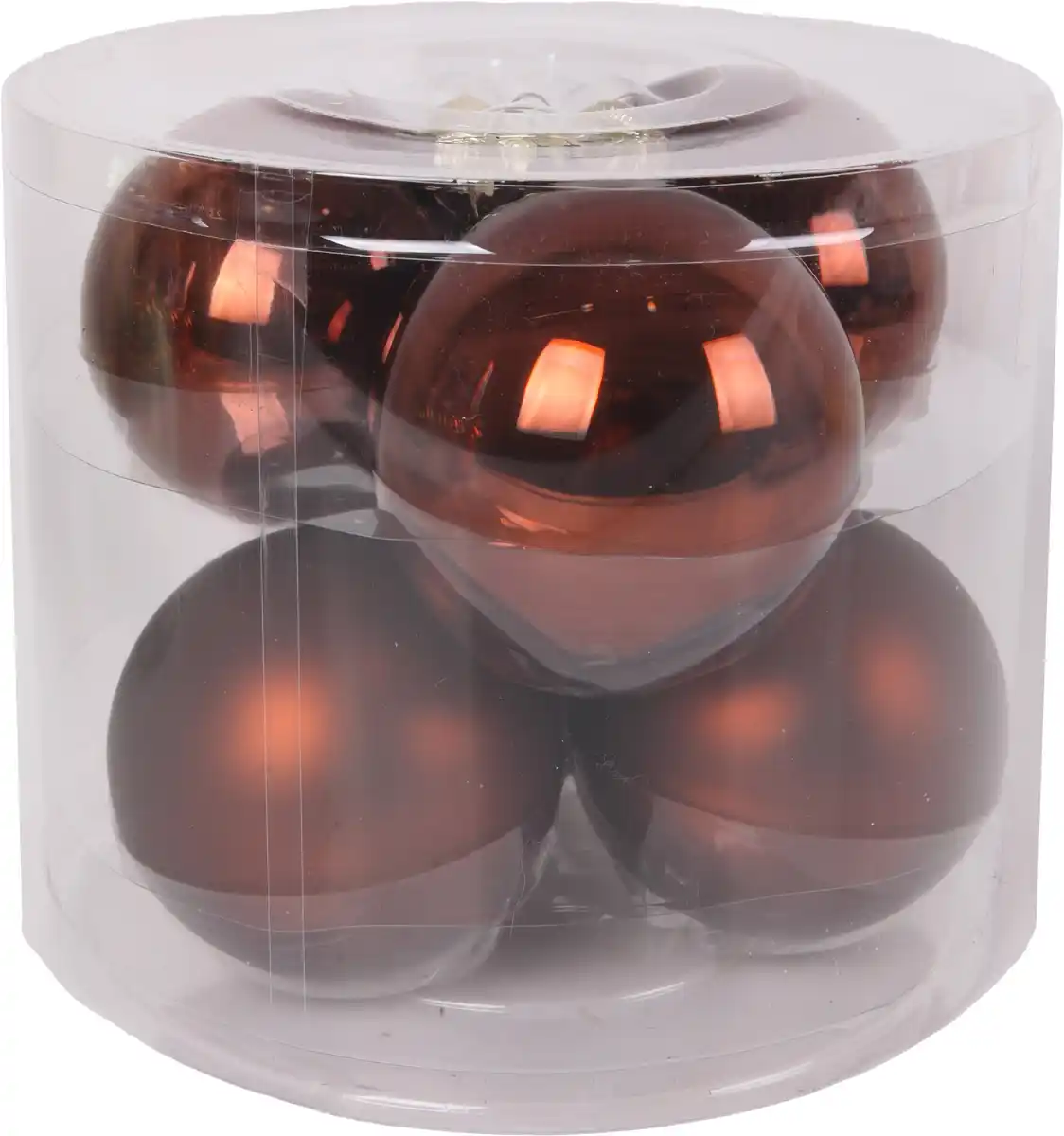 Bild 1 von TrendLine Weihnachtskugeln aus Glas Ø 8 cm espresso 6 Stück