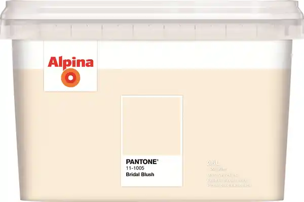 Bild 1 von Alpina Wandfarbe Pantone matt bridal blush 2,5 L