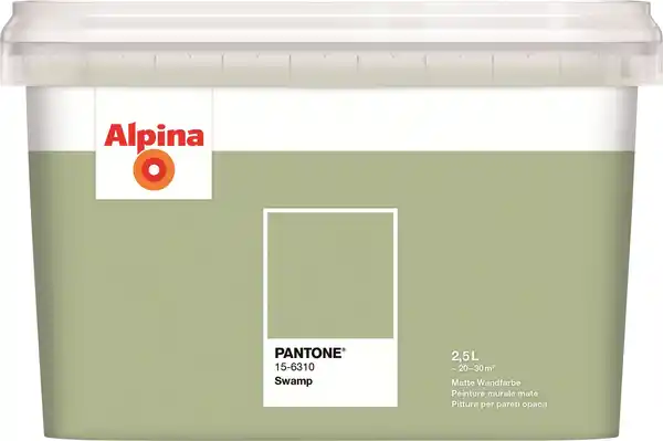Bild 1 von Alpina Wandfarbe Pantone matt swamp 2,5 L