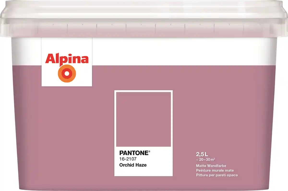 Bild 1 von Alpina Wandfarbe Pantone matt orchid haze 2,5 L