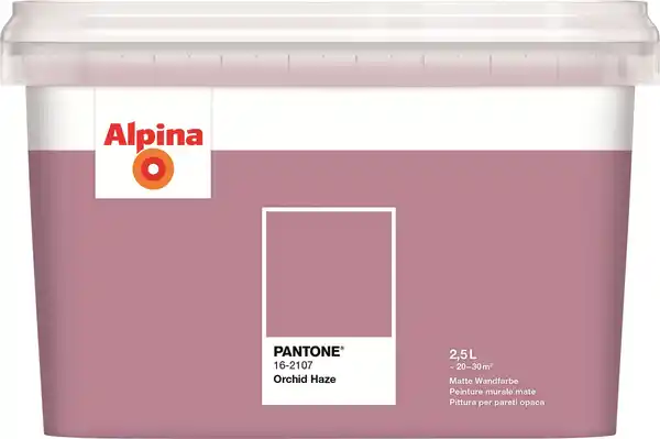 Bild 1 von Alpina Wandfarbe Pantone matt orchid haze 2,5 L