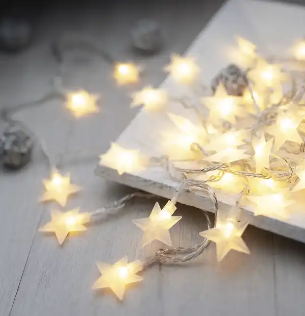 Bild 4 von IDEENWELT LED-Lichterkette Sterne 40 LEDs