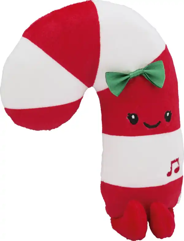 Bild 1 von IDEENWELT Weihnachtsplüsch Zuckerstange mit Sound