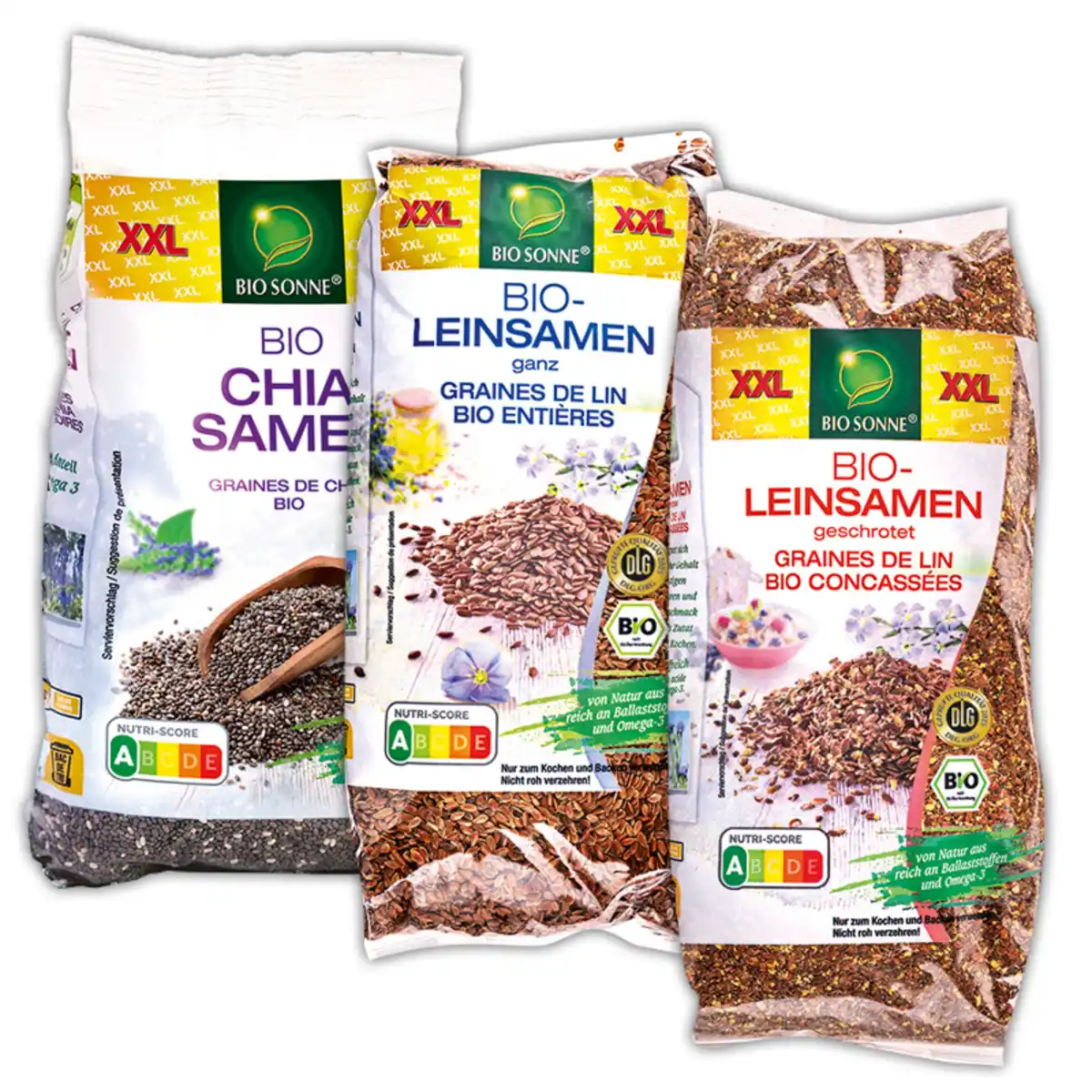 Bild 1 von Bio Sonne Bio-Chiasamen / Leinsamen XXL