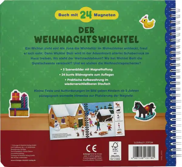 Bild 2 von IDEENWELT Magnetbuch Der Weihnachtswichtel