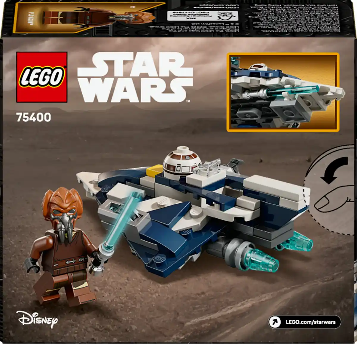 Bild 3 von LEGO STAR WARS 75400 Plo Koons Jedi Starfighter Microfighter