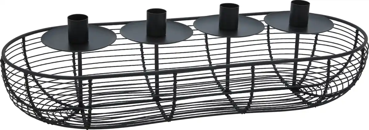 Bild 2 von IDEENWELT Metallkerzenhalter lang