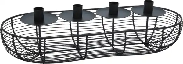 Bild 2 von IDEENWELT Metallkerzenhalter lang