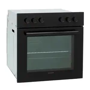 TELEFUNKEN Einbau-Herd-Set »ECHS65A-B2«, 65 Liter, Backofen mit Glaskeramik-Kochfeld, 10 Betriebsarten, schwarz