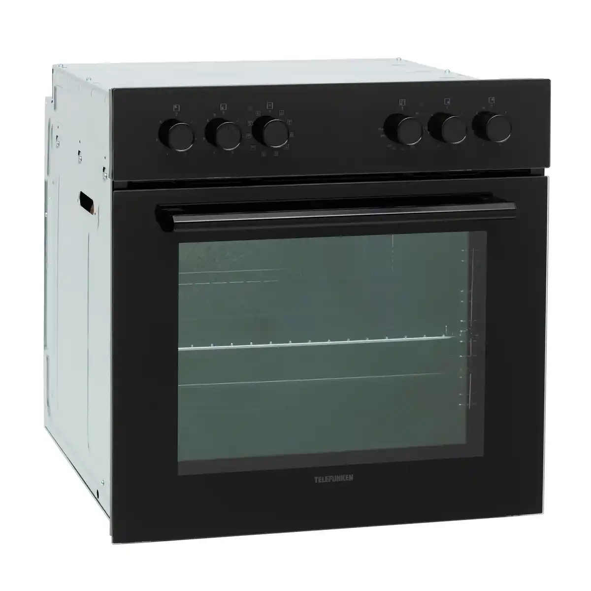 Bild 1 von TELEFUNKEN Einbau-Herd-Set »ECHS65A-B2«, 65 Liter, Backofen mit Glaskeramik-Kochfeld, 10 Betriebsarten, schwarz