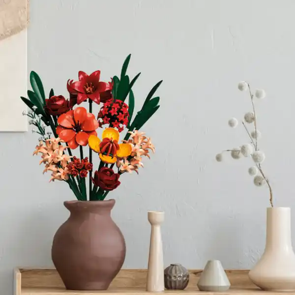 Bild 4 von TOYLINO Klemmbausteine-Blumenstrauß