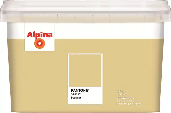 Bild 1 von Alpina Wandfarbe Pantone matt parsnip 2,5 L