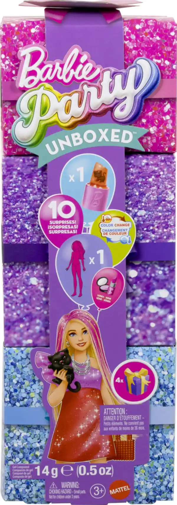 Bild 1 von Mattel Barbie Party Unboxed Glam Party