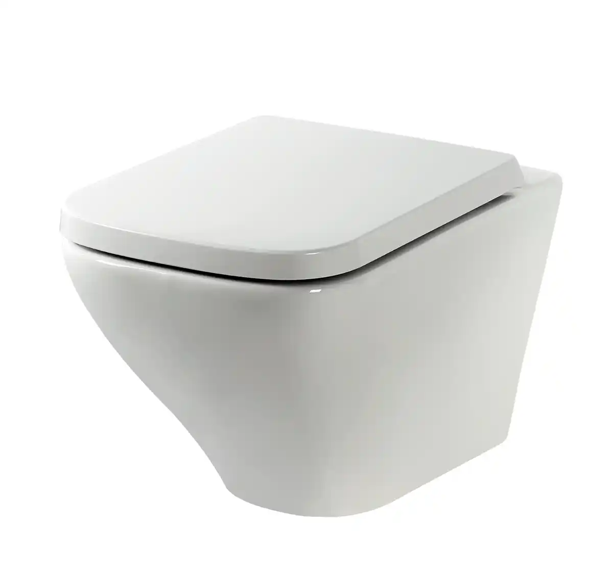 Bild 1 von Primaster Wand WC spülrandlos Serena Tiefspüler weiß inkl. WC Sitz