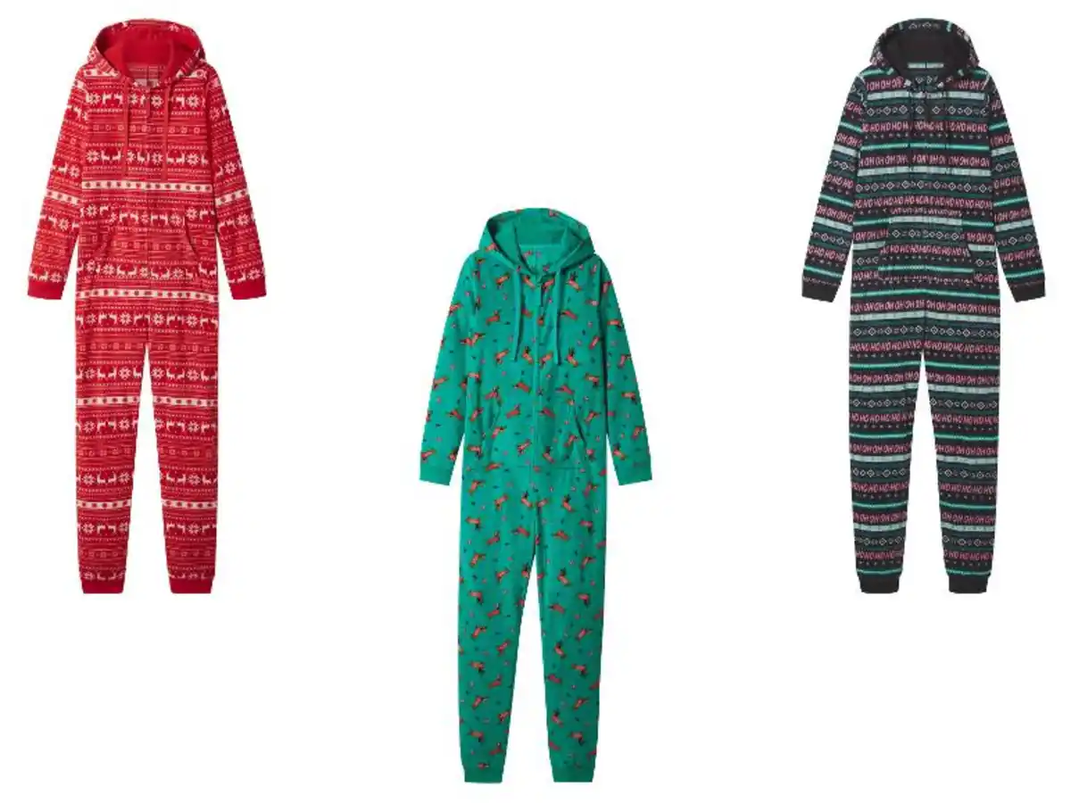 Bild 1 von esmara® Damen Fleece-Jumpsuit