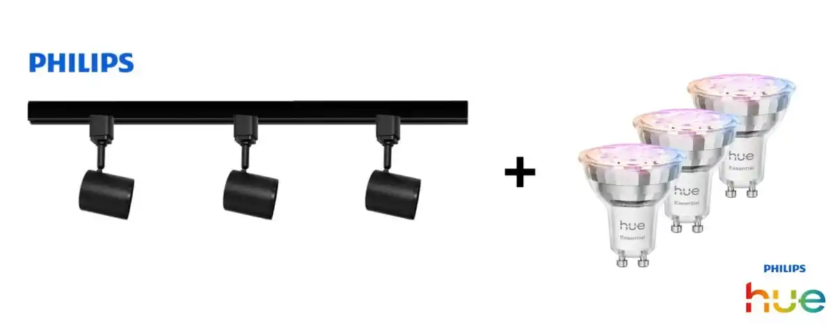 Bild 1 von Philips LED Leuchten 3er Spot Zilo Easy Link schwarz 100 cm warmweiß-kaltweiß RGB